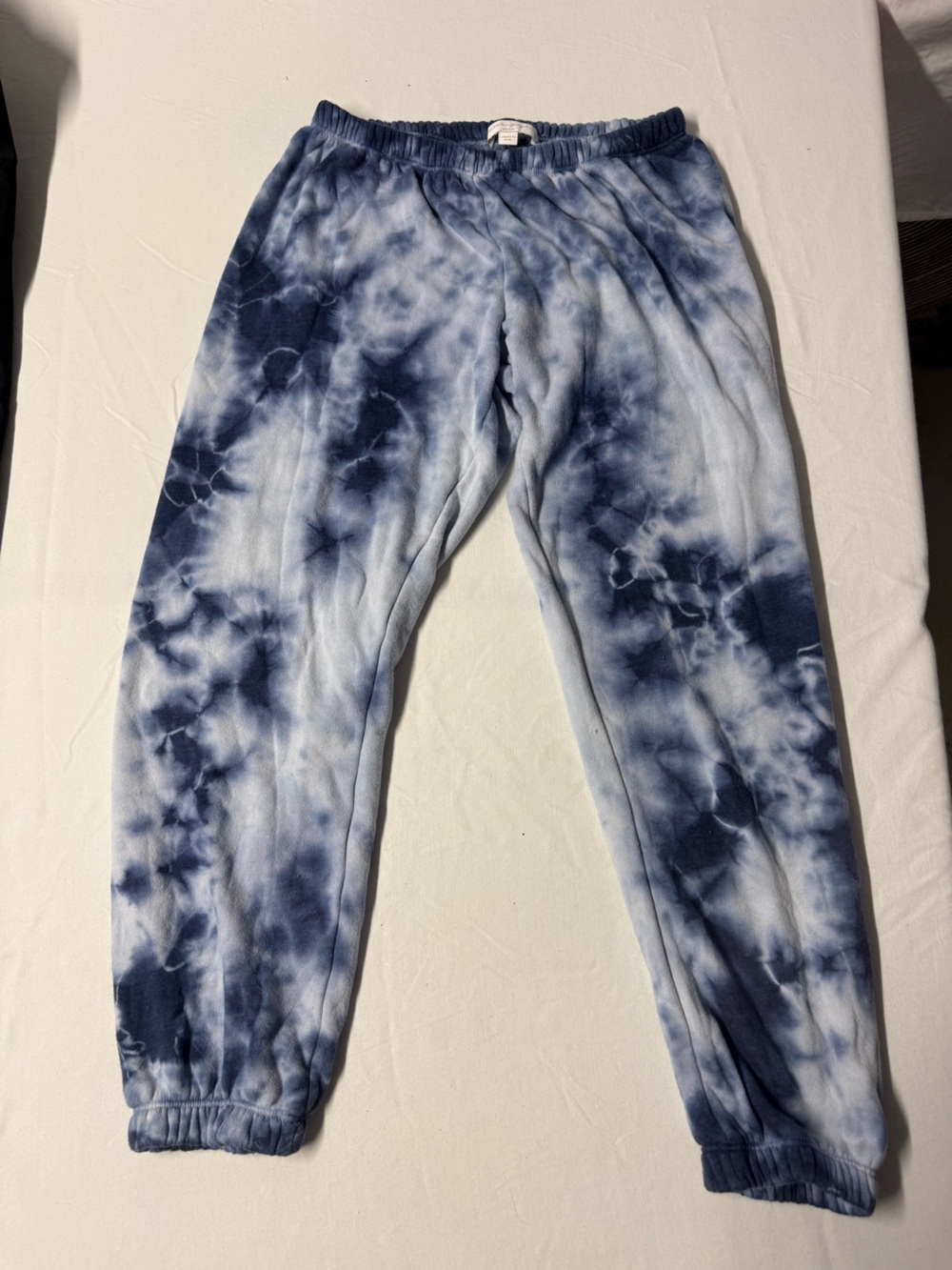Spiritual Gangster Tie-Dye Pull-On sweat pants- Blue size medium